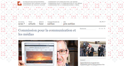 Desktop Screenshot of commission-medias.eveques.ch